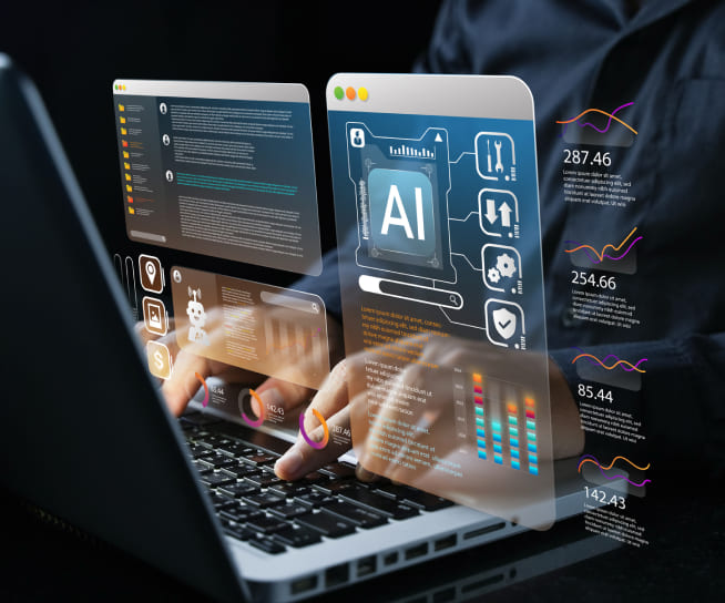 AIをフル活用した開発イメージ画像