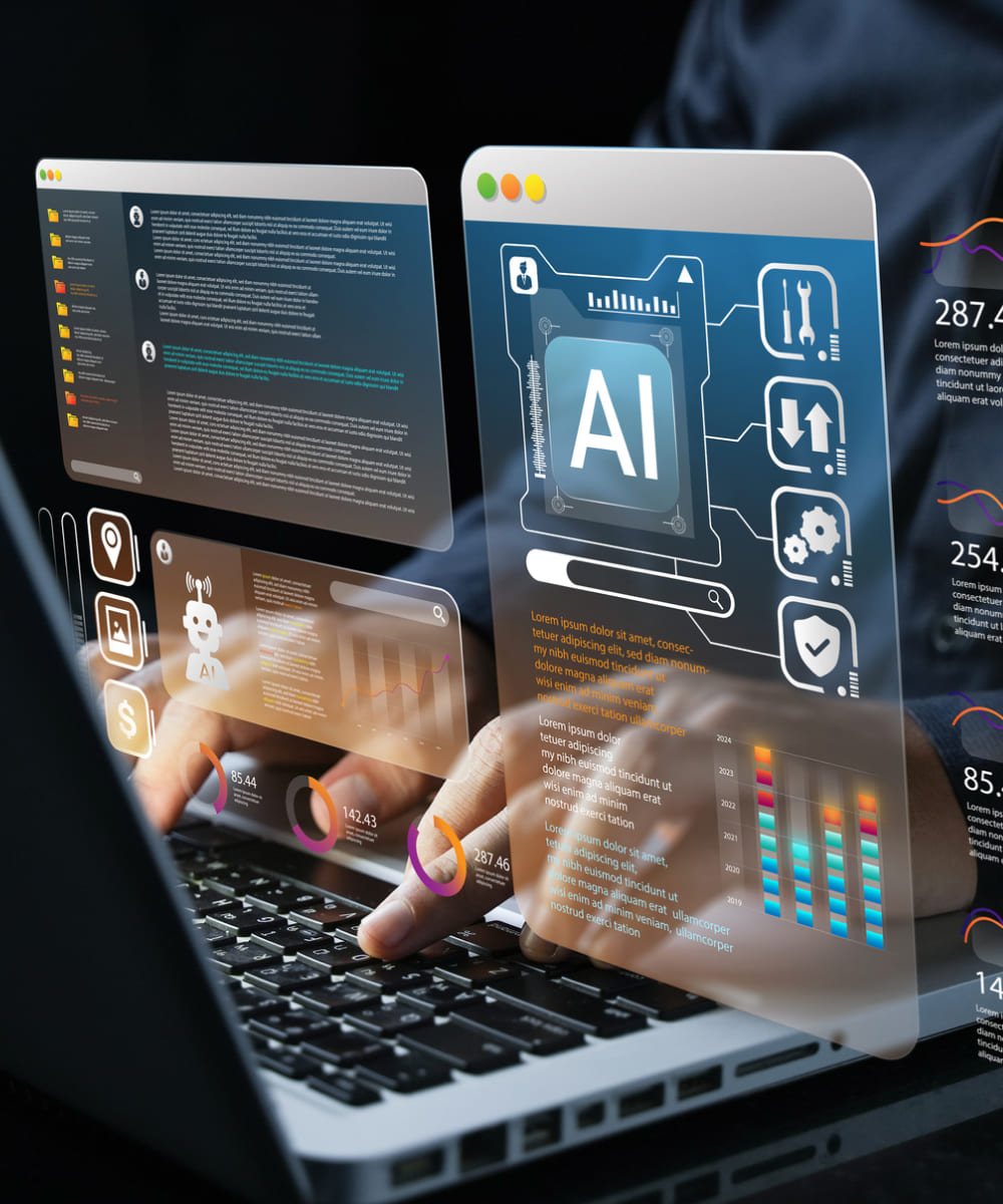 AIをフル活用した開発イメージ画像